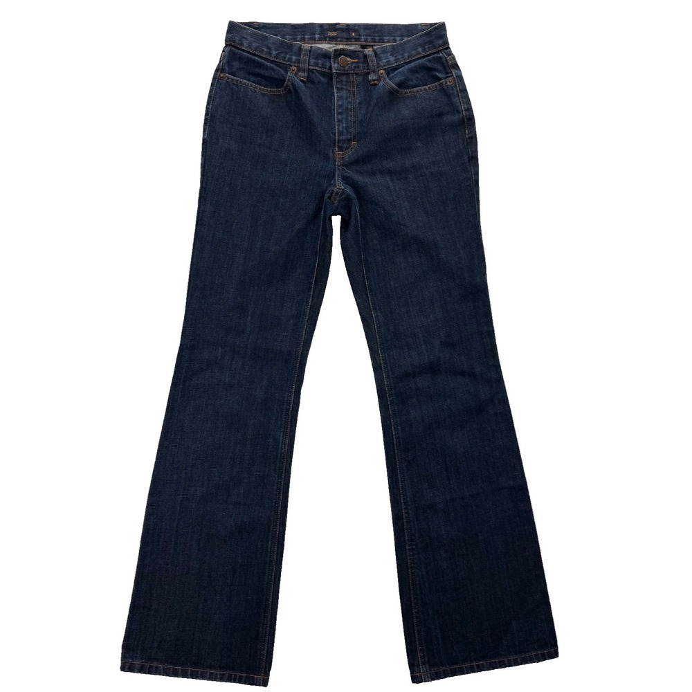 J Crew Bootcut Flare Jeans Womens Size 4 Dark Wash Denim Classic Fit